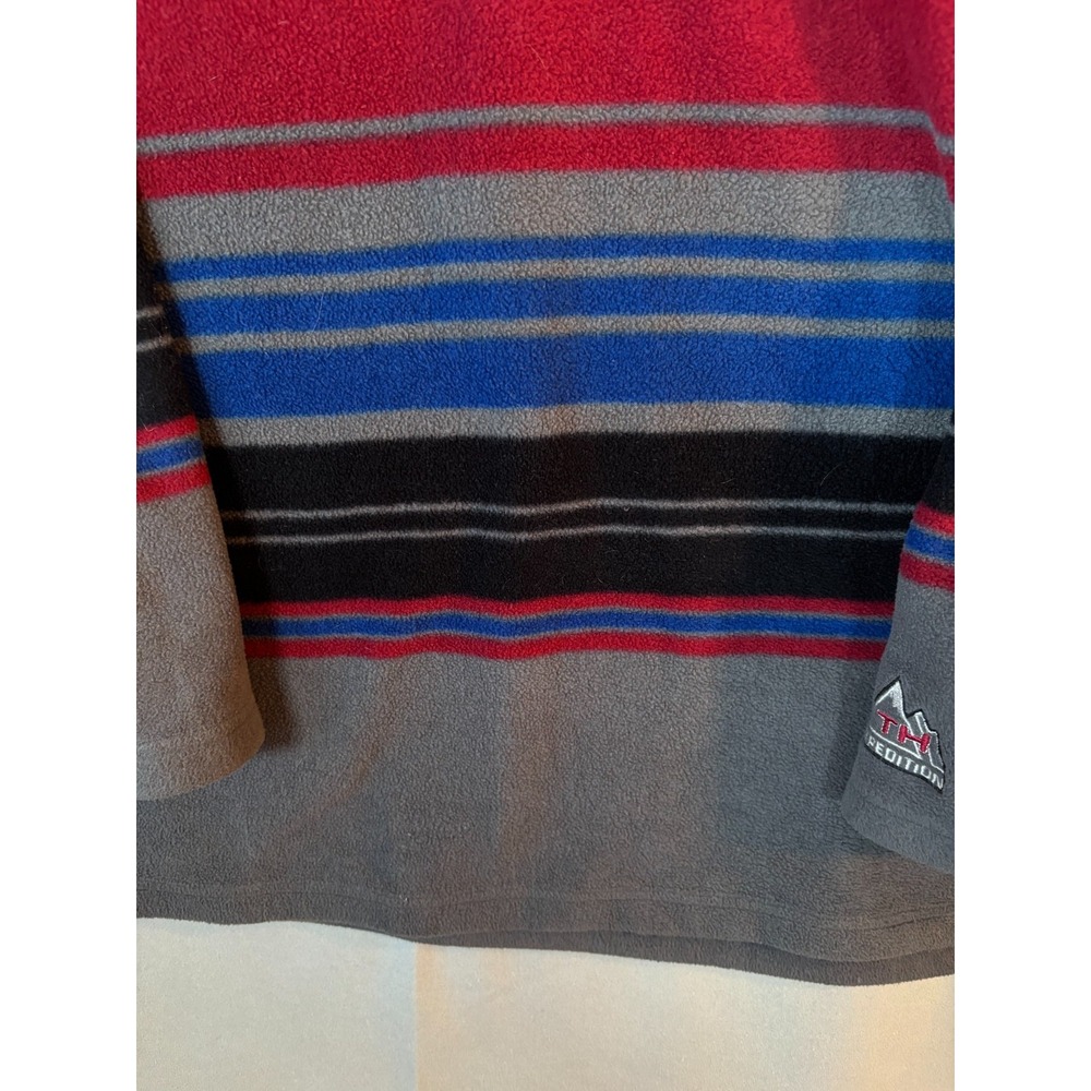 VTG 90s Tommy Hilfiger Outdoors Expedition Fleece Jacket Mens LG Synchilla Snap - Picture 8 of 16